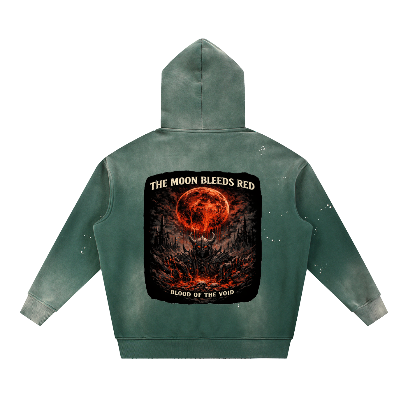 VoidForge Void Wash Hoodie — Premium Vintage Frayed Fleece
