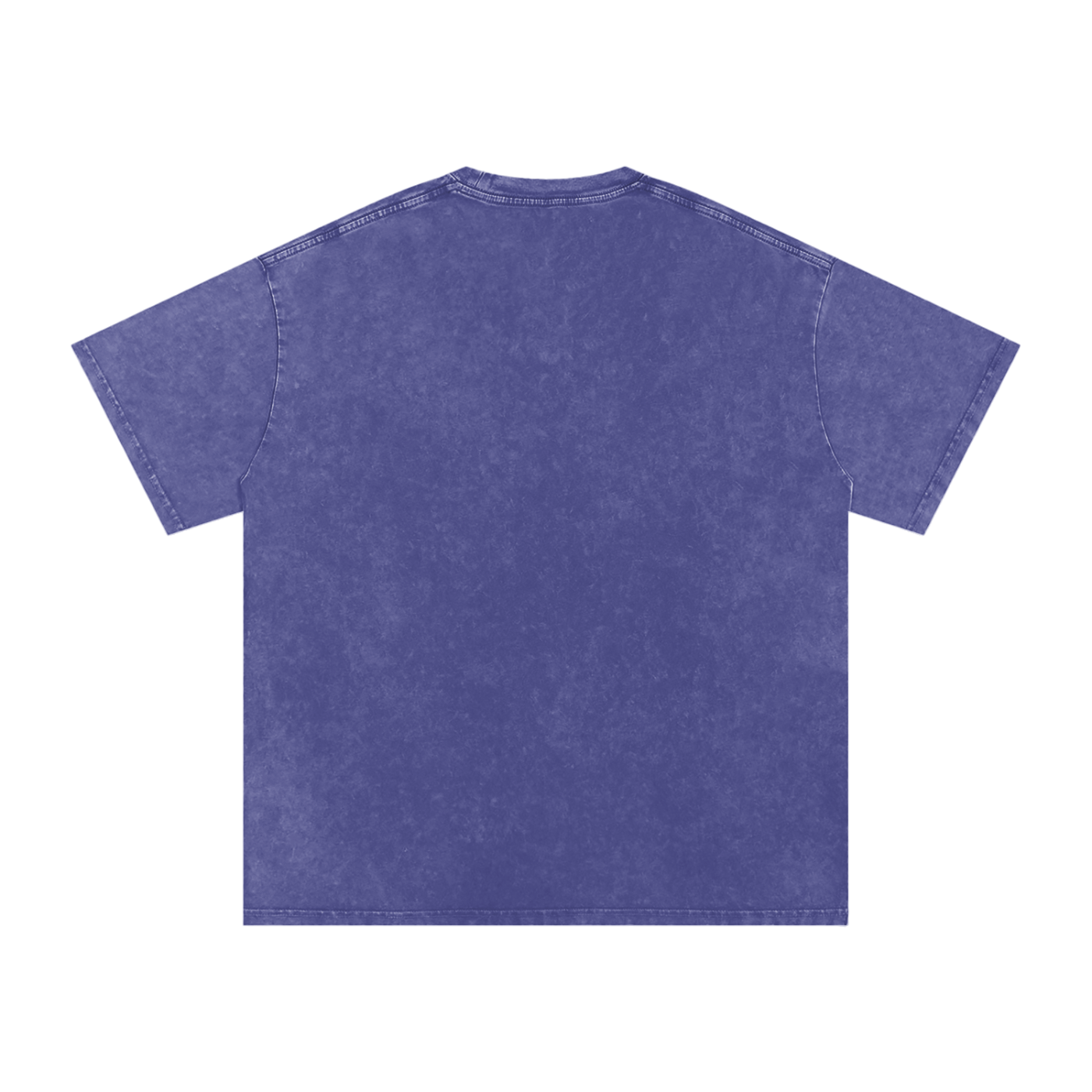 Voidborn Snow Wash Tee — flat lay showing full oversized silhouette and gothic graphic on black drop shoulder washed tee